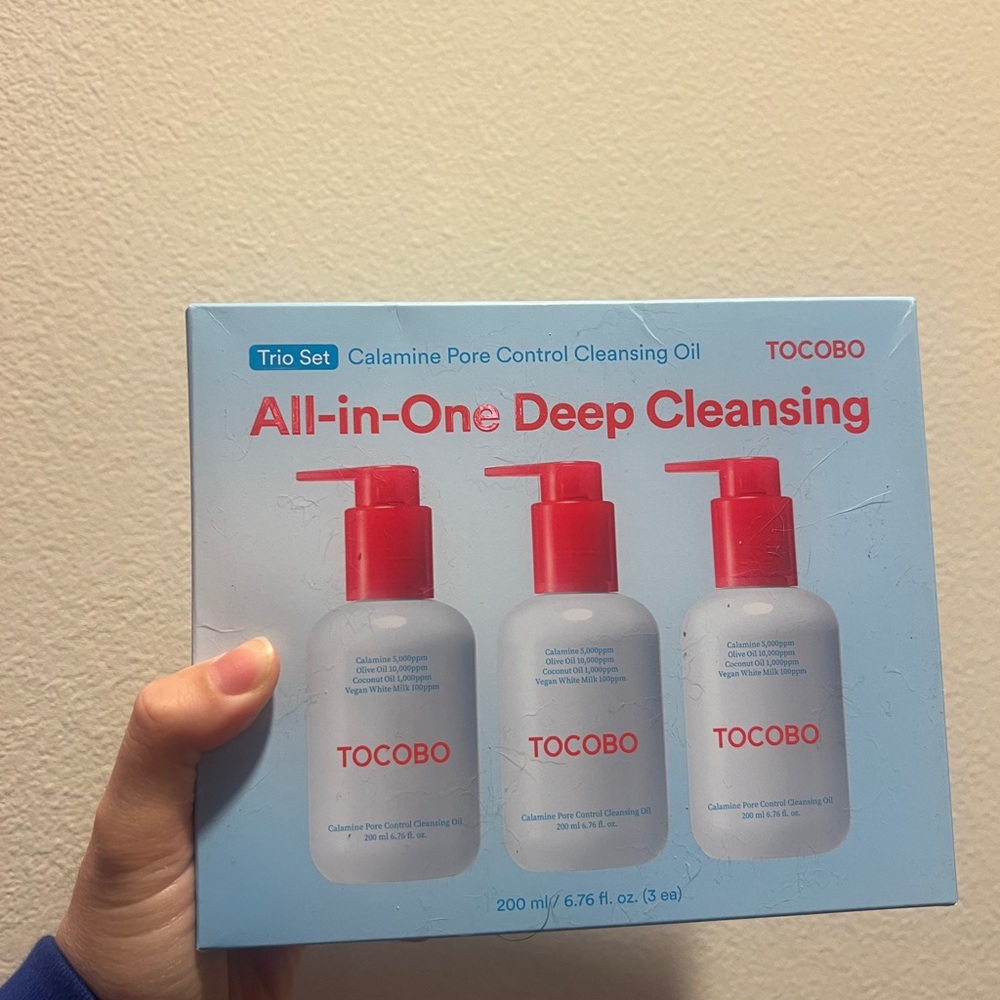 TOCOBO Calamine Pore Control Cleansing Oil X3
